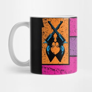 Unique Pop Billy The Kid Western Flag 80s colors Mug